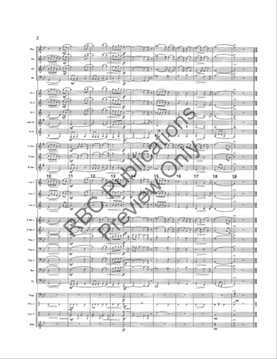 Celtic Legend (Score) Concert Band scores gallery preview page 5