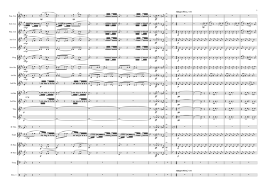 The Barber of Saville Overture Brass Ensemble scores gallery preview page 3