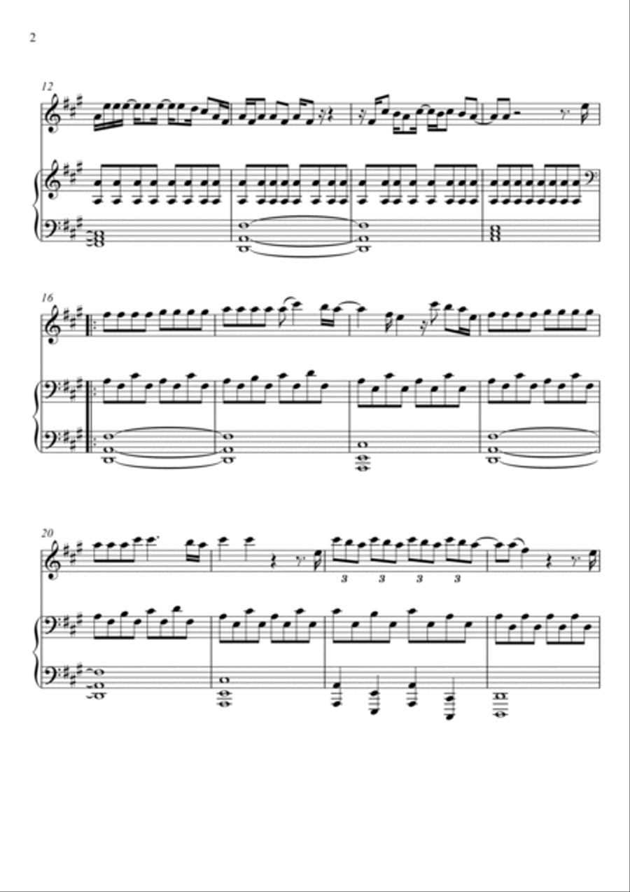 Drivers License Piano scores gallery preview page 2