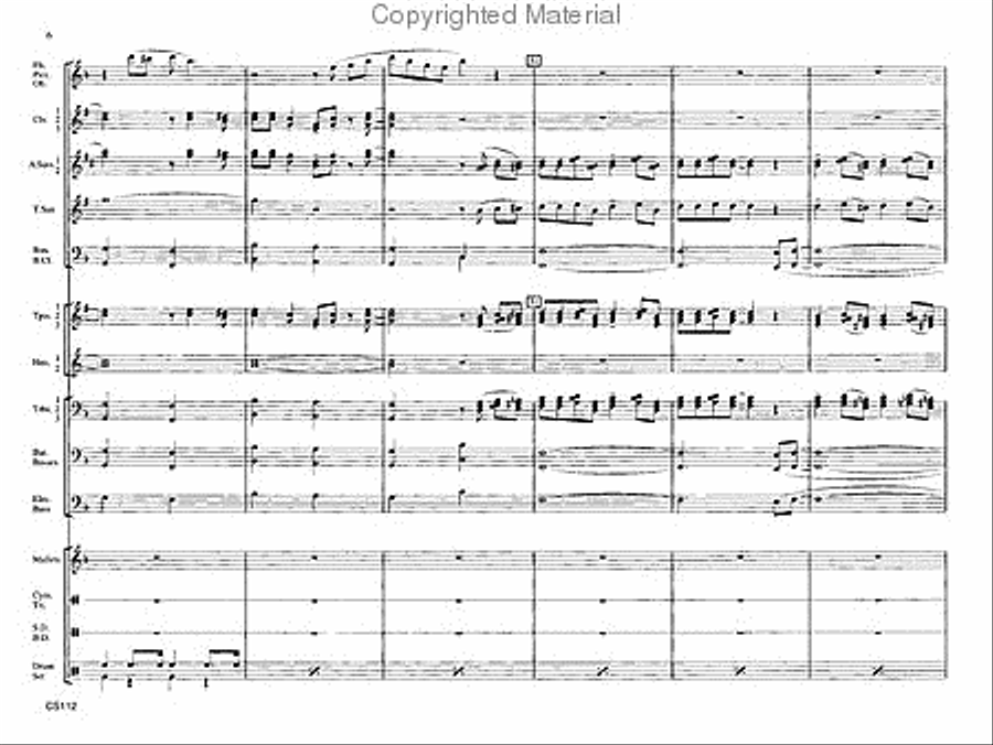 Alexander's Ragtime Band Alexander's Ragtime Band Concert Band scores gallery preview page 6