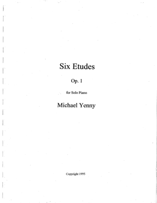 Six Etudes, op. 1