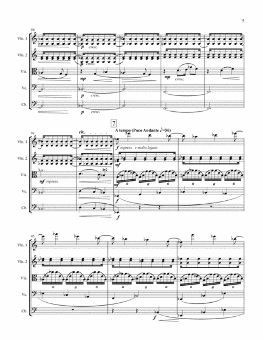 Symphony for String Orchestra, Op. 2 String Orchestra scores gallery preview page 5