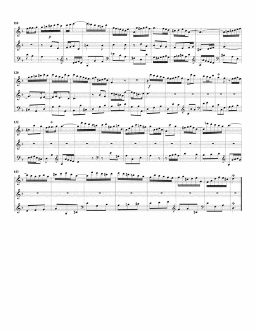 Aria: Kapital und Interessen, meine Schulden gro Small Ensemble scores gallery preview page 3