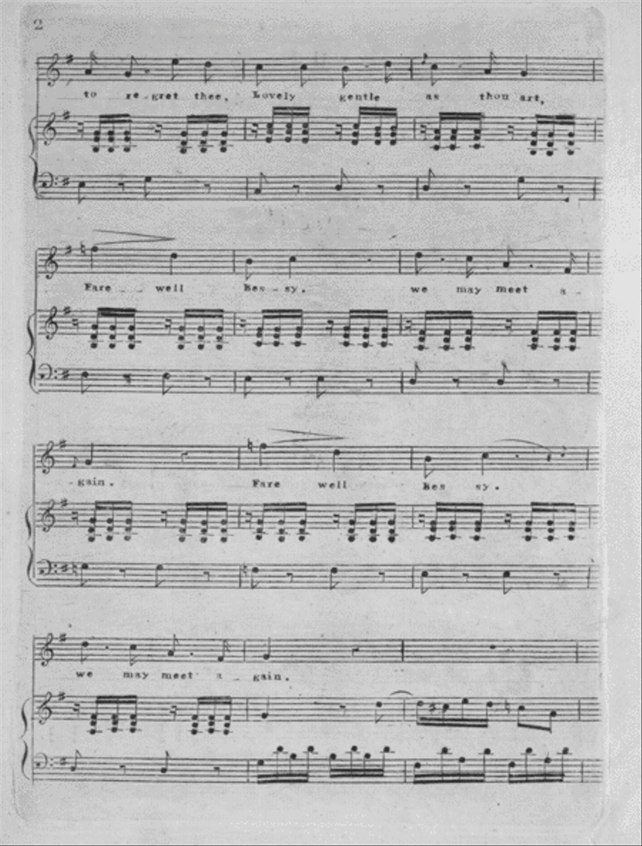 Farewell Bessy Voice scores gallery preview page 2