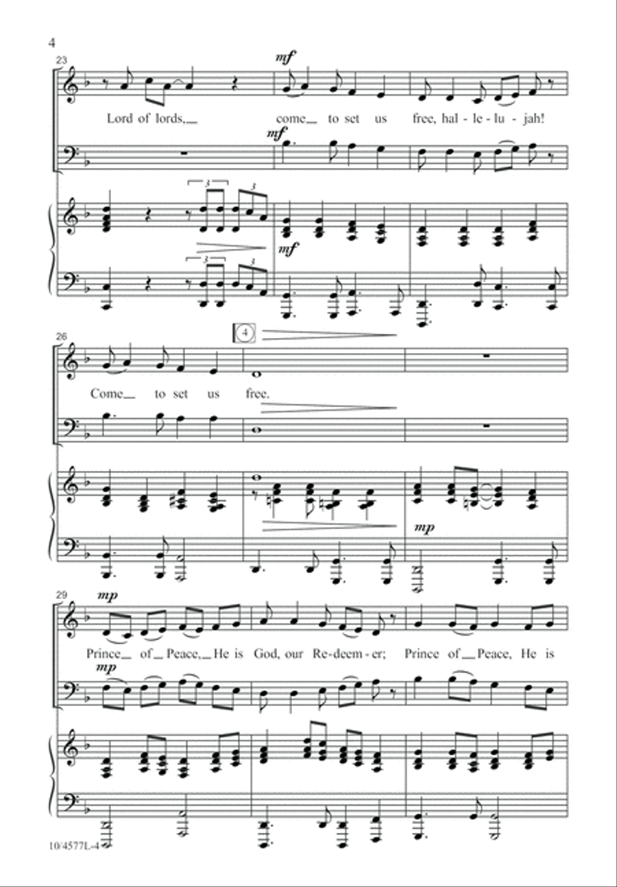 O Come to Set Us Free O Come to Set Us Free 2-Part scores gallery preview page 5