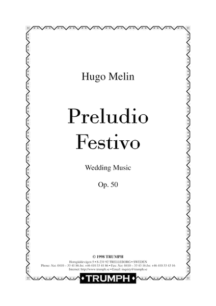 Preludio Festivo, Op. 50 - Wedding Music
