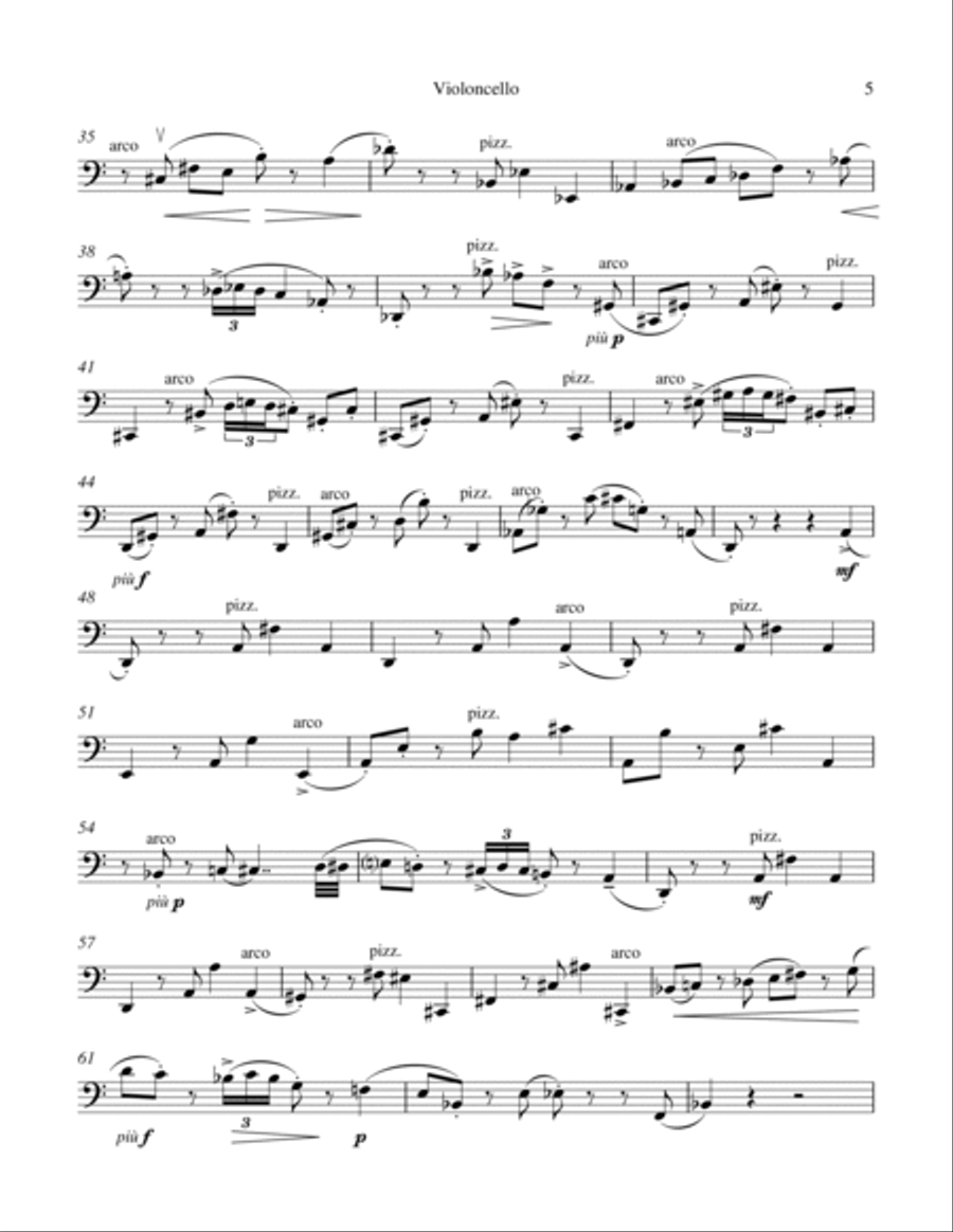 Flowers of the Soul (Cello) Cello Solo scores gallery preview page 5