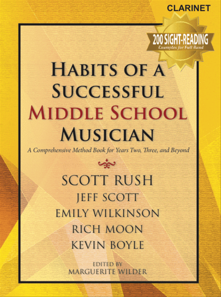 Habits of a Successful Middle School Musician - Clarinet Clarinet scores gallery preview page 2