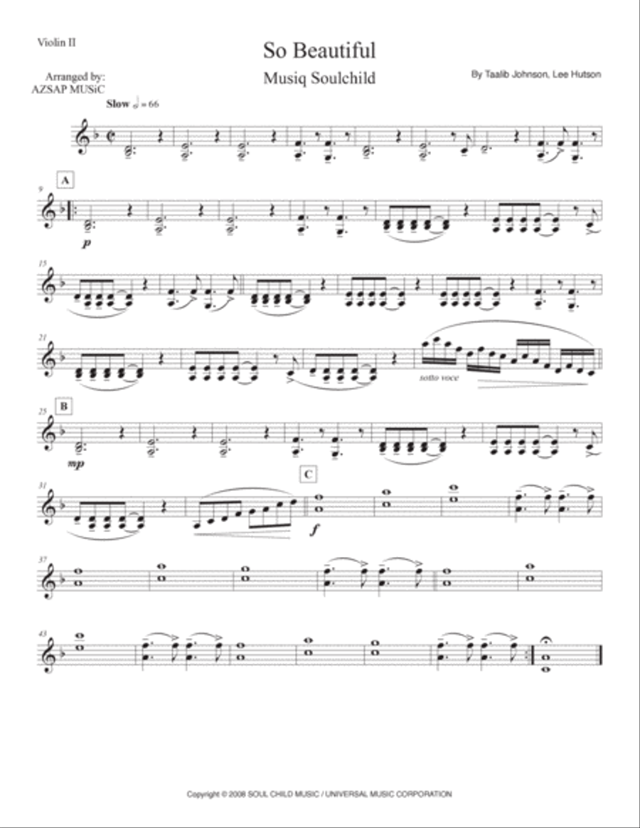 Sobeautiful String Quartet scores gallery preview page 2