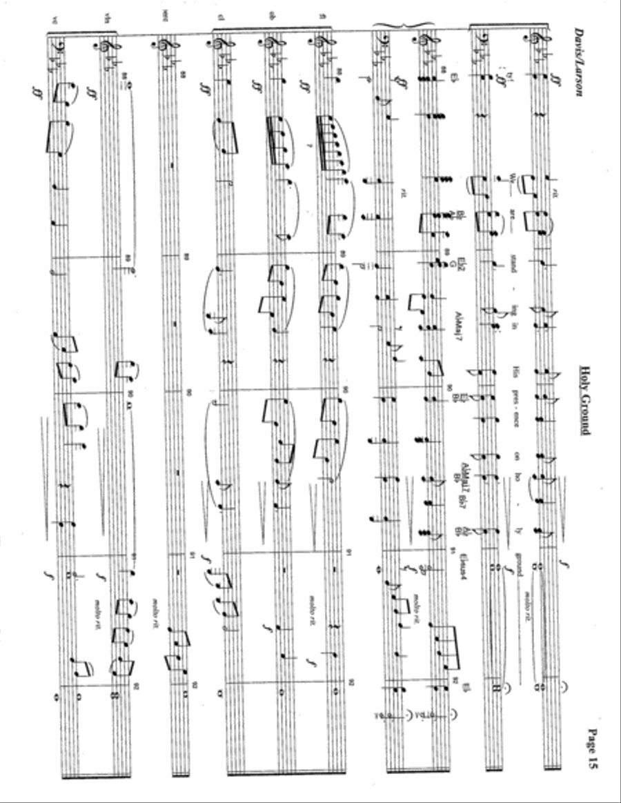 Holy Ground 4-Part scores gallery preview page 16