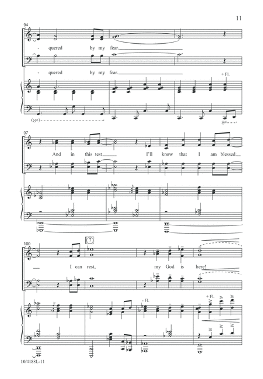 Hiding in the Shadow of God 4-Part scores gallery preview page 12
