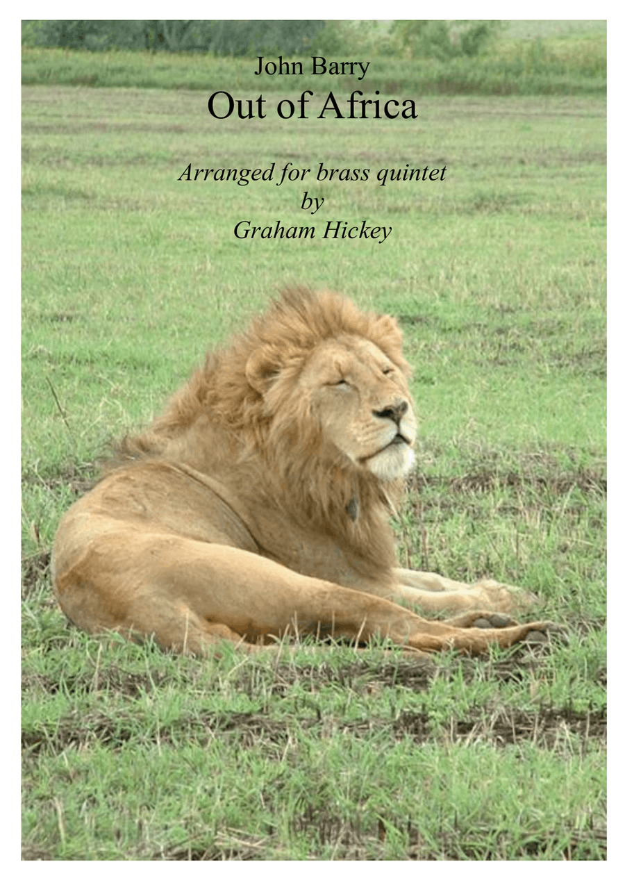 Out of Africa Brass Ensemble scores gallery preview page 1