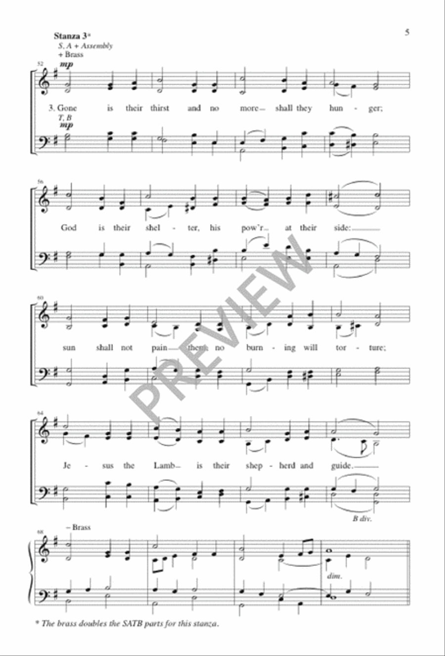 Here from All Nations 4-Part scores gallery preview page 5