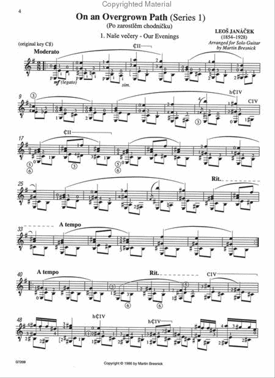 On An Overgrown Path Acoustic Guitar scores gallery preview page 2