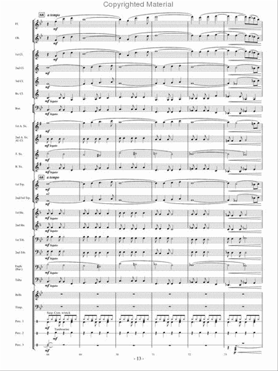 Spirit of the Pioneers Concert Band scores gallery preview page 12