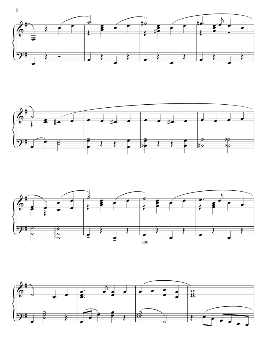 Be Our Guest (from Beauty And The Beast) Piano Solo scores gallery preview page 2