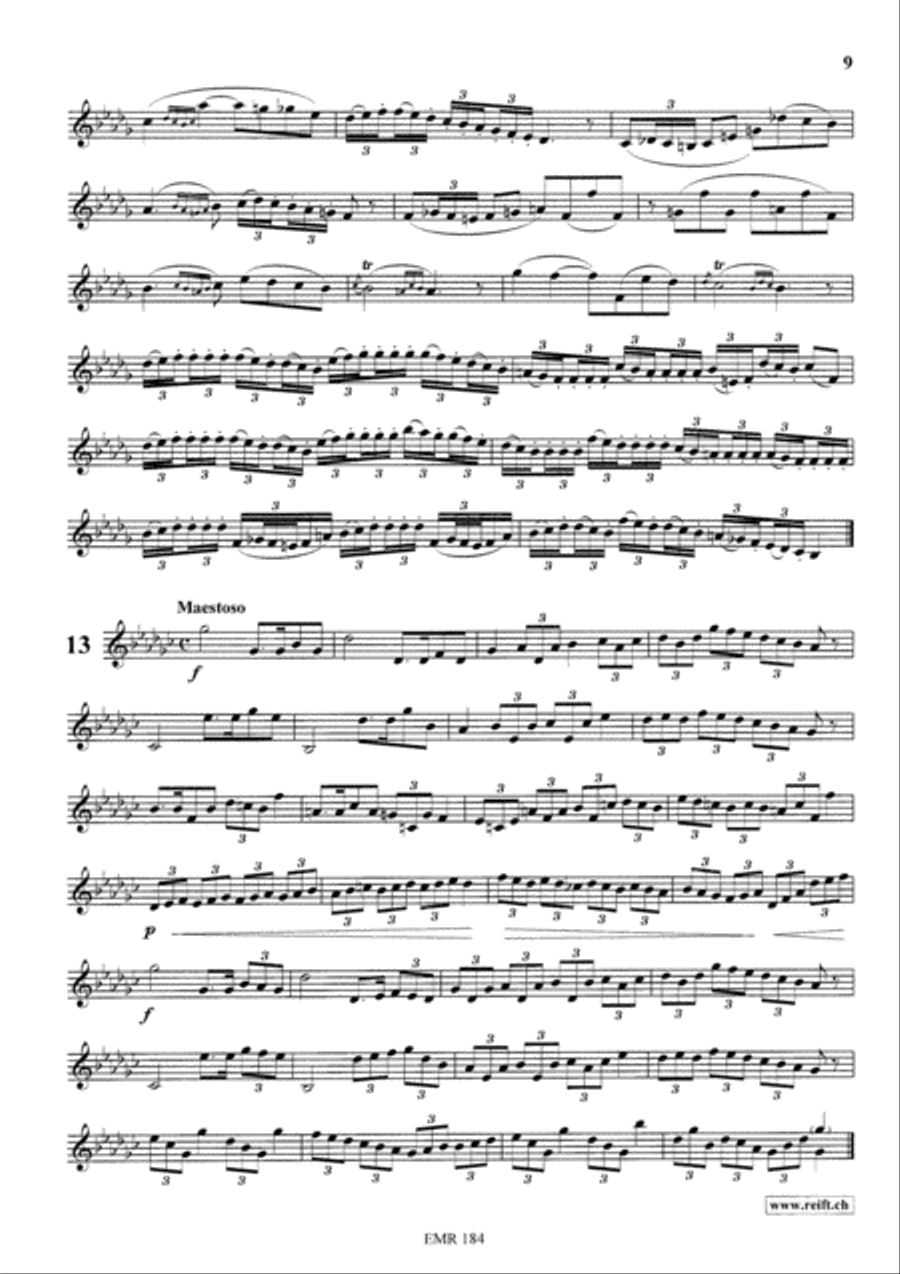 24 Melodic Studies 24 Melodic Studies Clarinet Solo scores gallery preview page 10