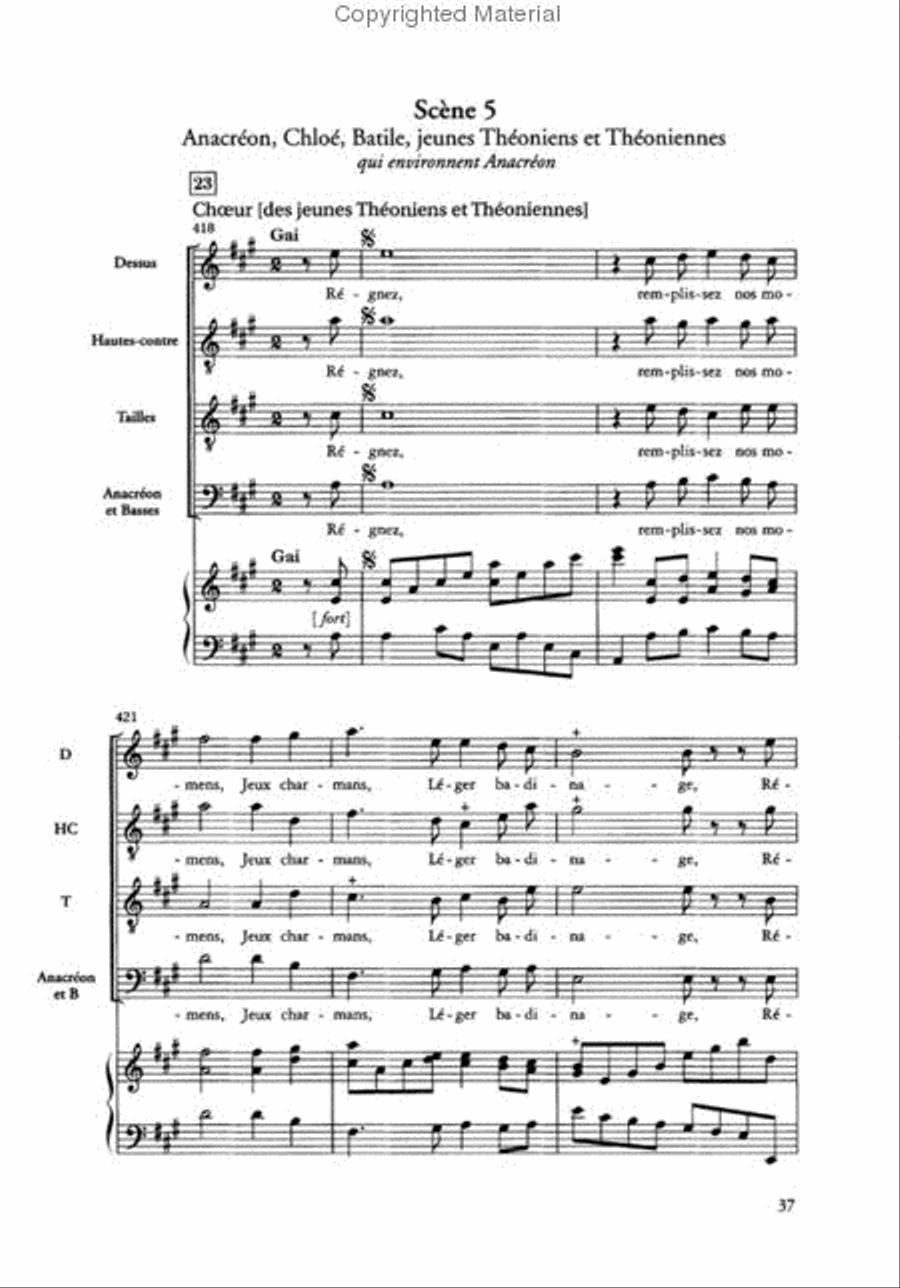 Anacréon RCT 30 4-Part scores gallery preview page 2