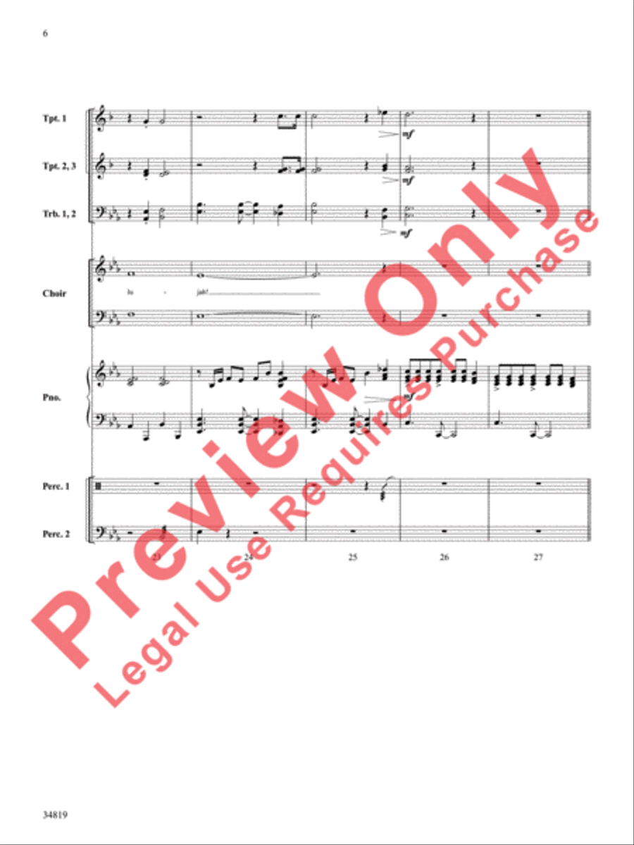 Immortal Praise Choir scores gallery preview page 7