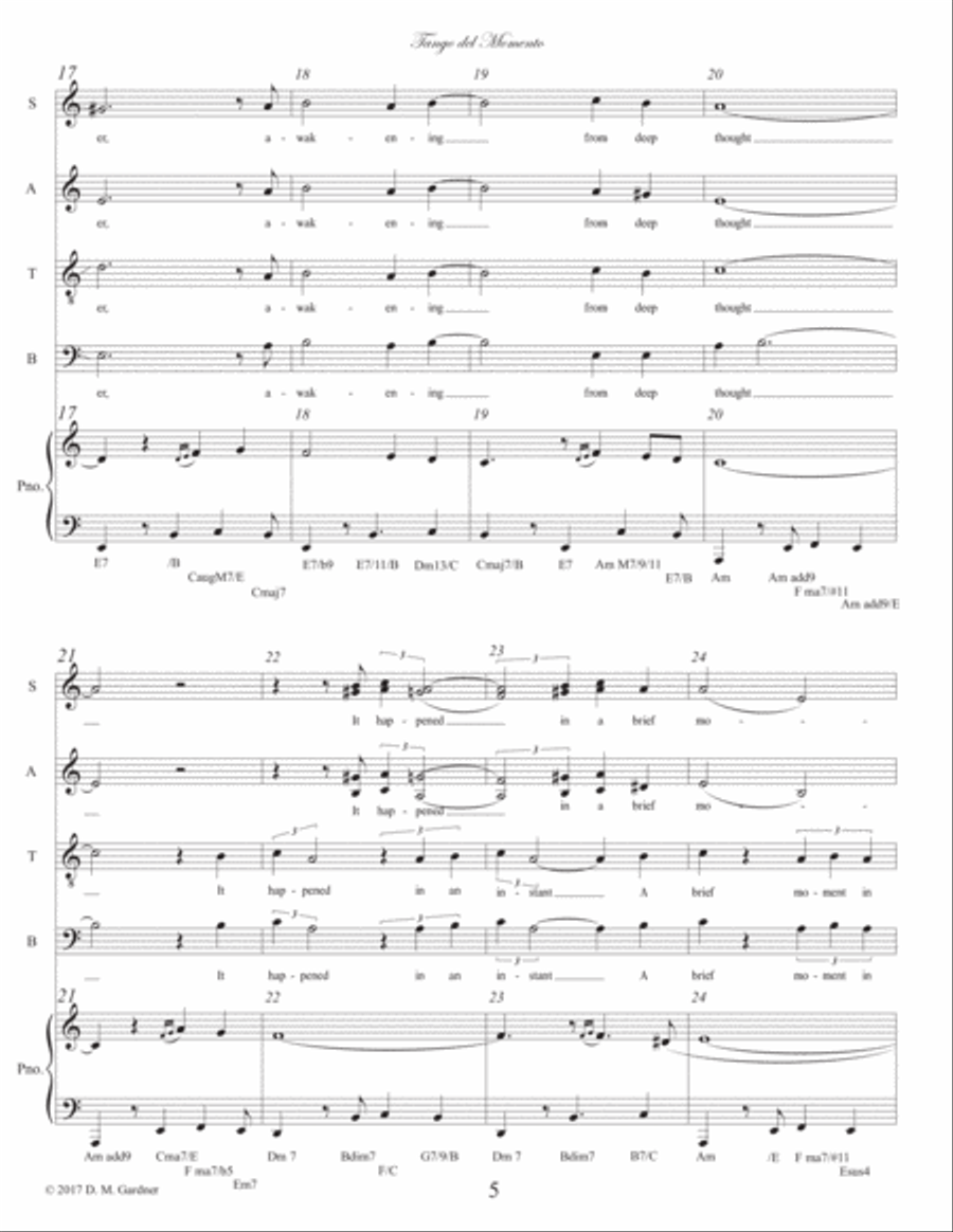 Tango del Momento 4-Part scores gallery preview page 5