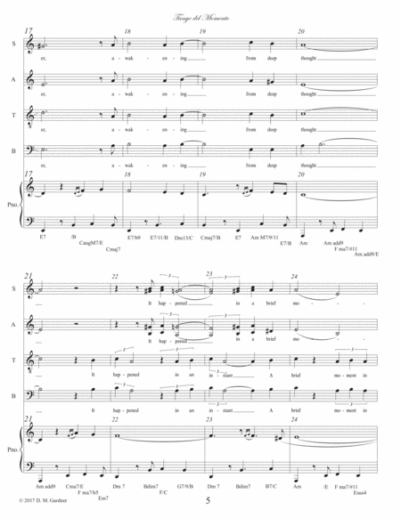 Tango del Momento Choir - Digital Sheet Music