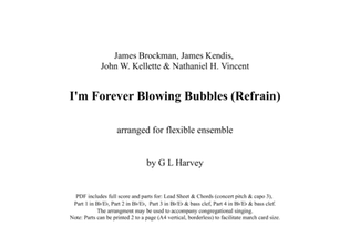 Book cover for I'm Forever Blowing Bubbles
