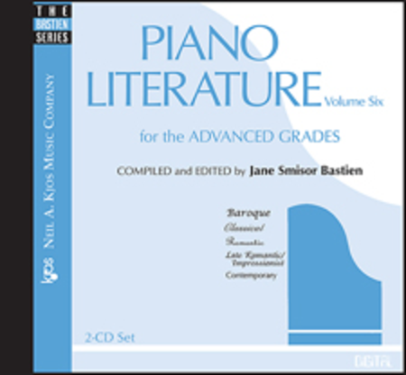 Piano Literature, Volume 6 (CD)