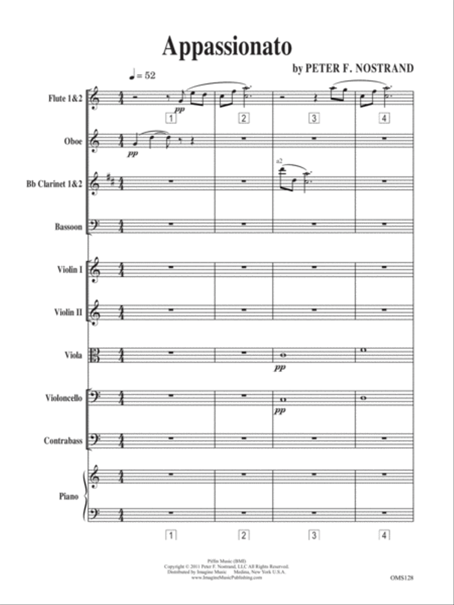 Appassionato Chamber Orchestra scores gallery preview page 3