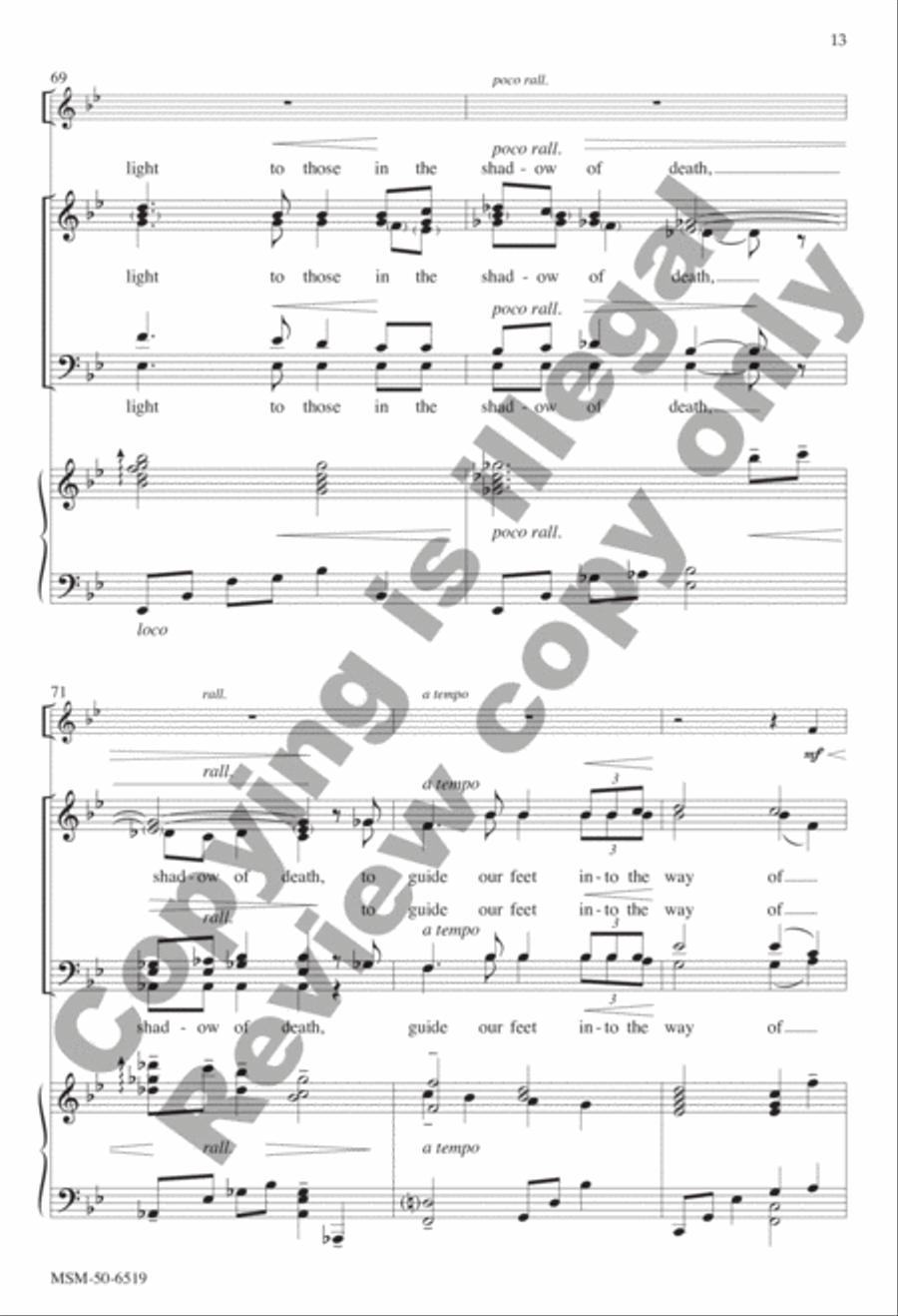 There's a Wideness in God's Mercy 4-Part scores gallery preview page 13