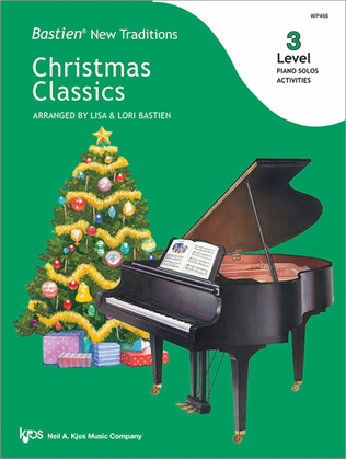 Book cover for Bastien New Trad: Christmas Classics Level 3