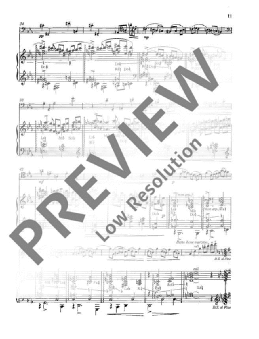 Duo baroque Duo baroque Double Bass scores gallery preview page 12