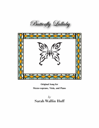 Book cover for Butterfly Lullaby (song for mezzo-soprano)