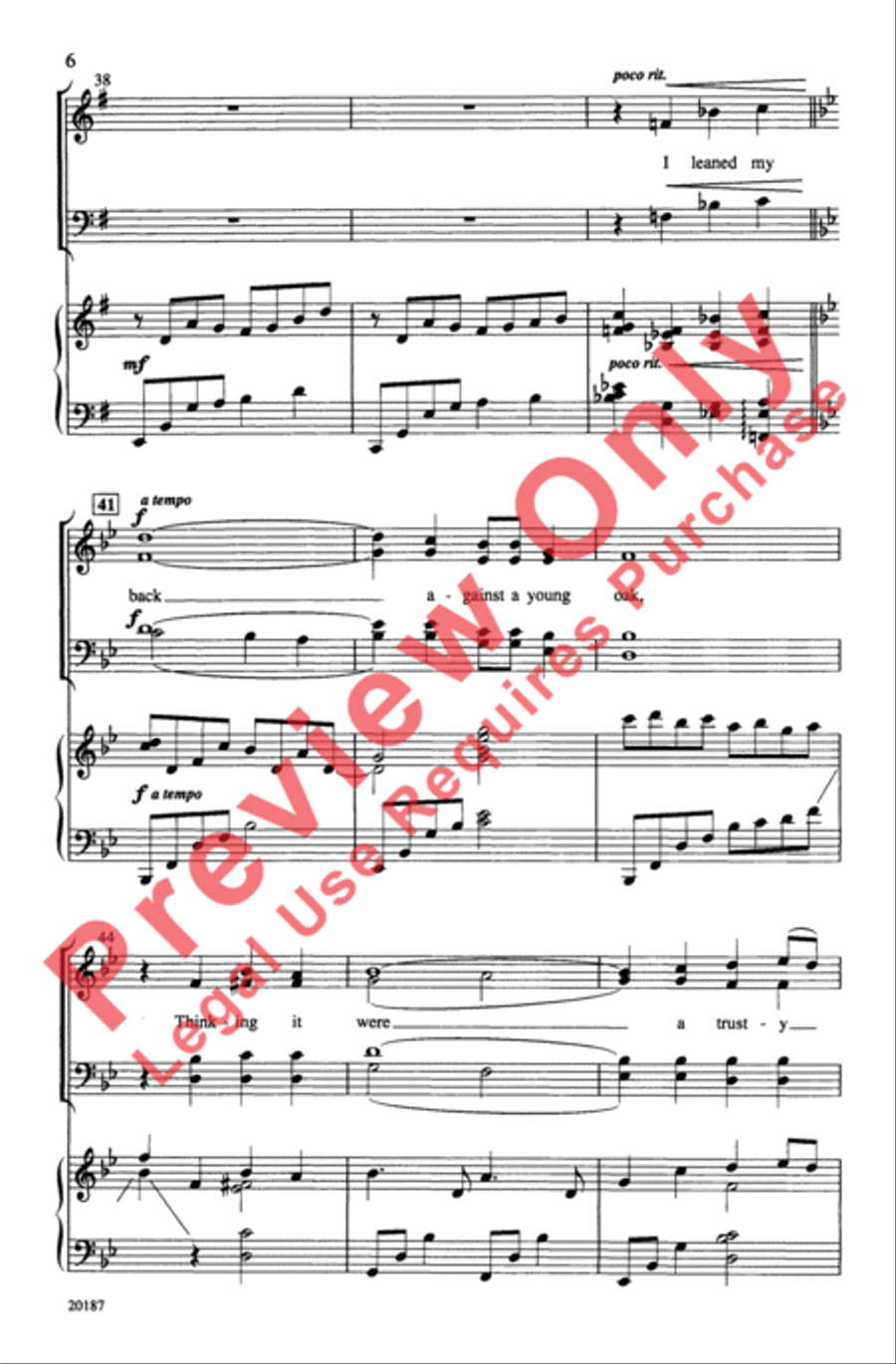 The Water Is Wide The Water Is Wide 4-Part scores gallery preview page 6