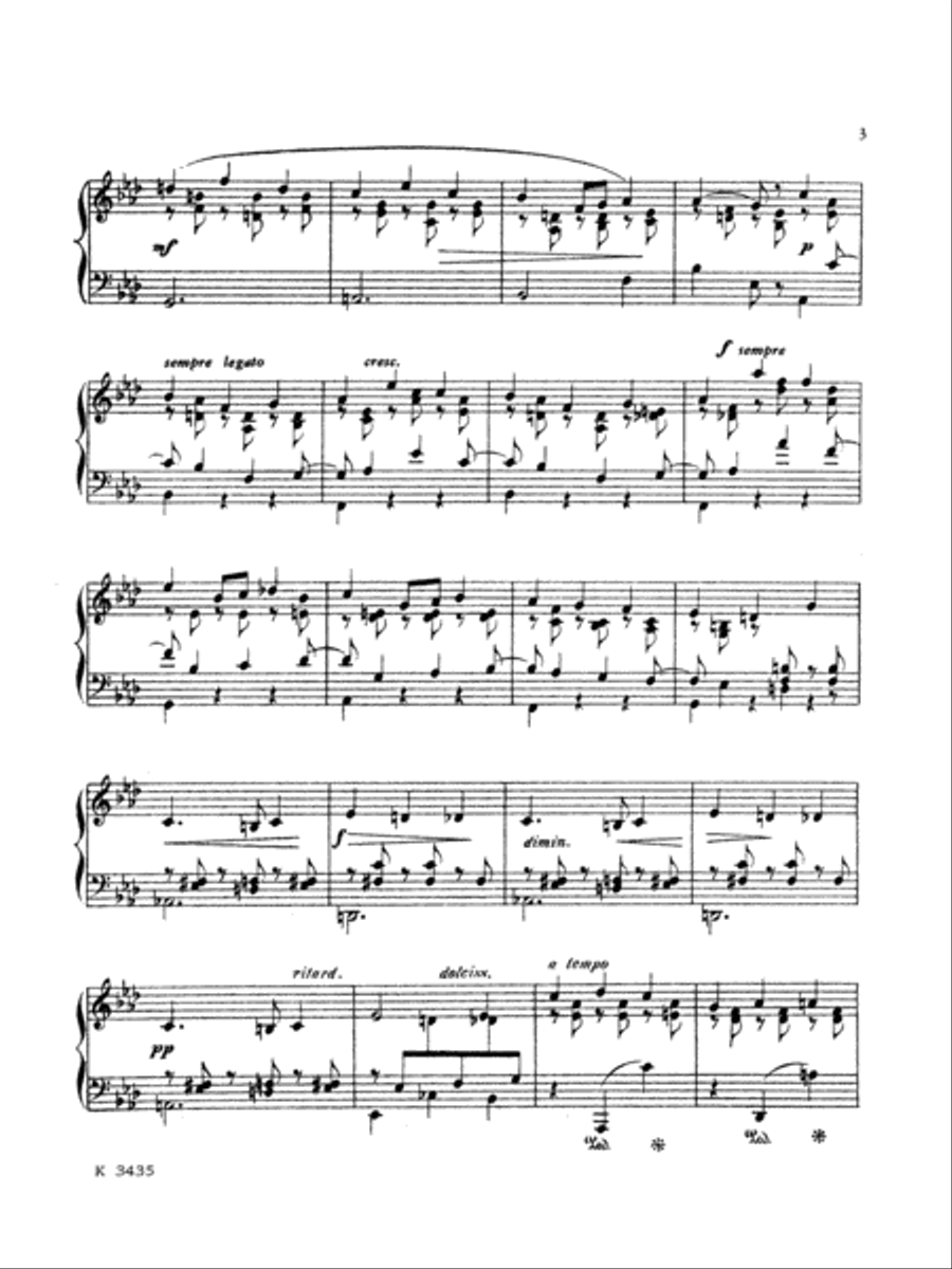 Fauré: Romance sans Paroles Piano Solo scores gallery preview page 2
