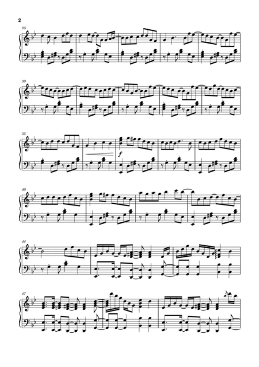 Night Dancer Piano Solo scores gallery preview page 2