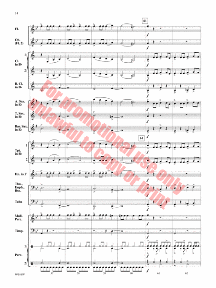 Stryker Concert Band scores gallery preview page 15