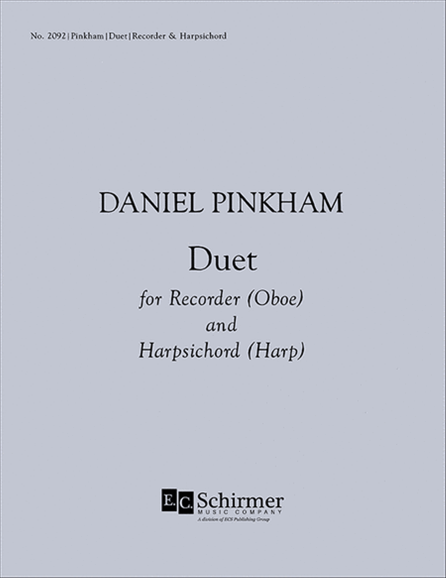 Duet Duet Oboe scores gallery preview page 1