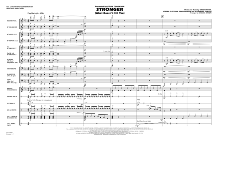 Stronger (What Doesn't Kill You) - Conductor Score (Full Score)