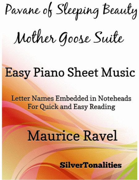 Pavane of Sleeping Beauty Mother Goose Suite Easy Piano Sheet Music