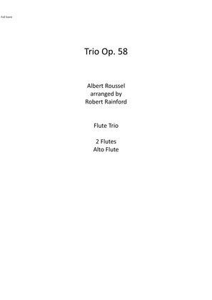 Trio Op. 58