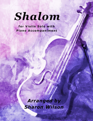 Book cover for Shalom (Easy Violin Solo with Piano Accompaniment)