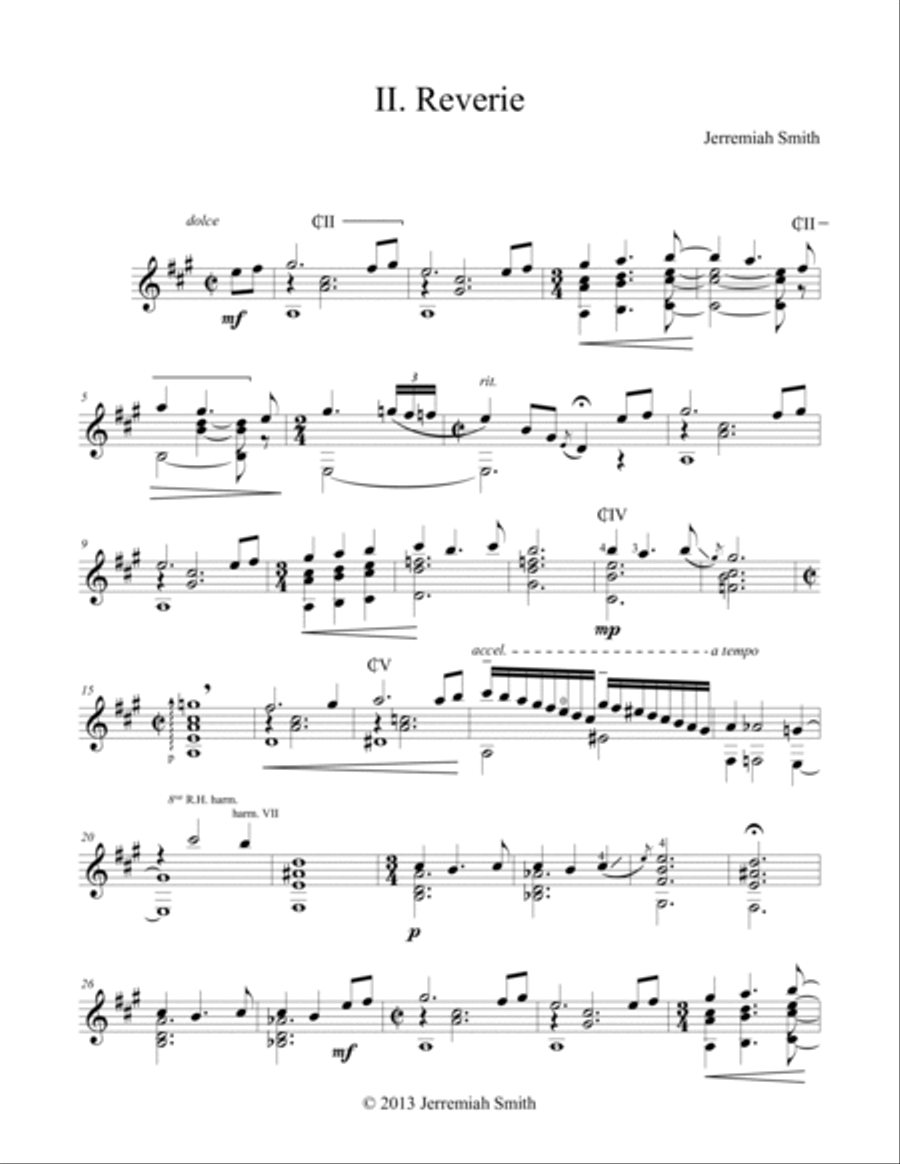 Bermuda Suite Bermuda Suite Classical Guitar scores gallery preview page 4