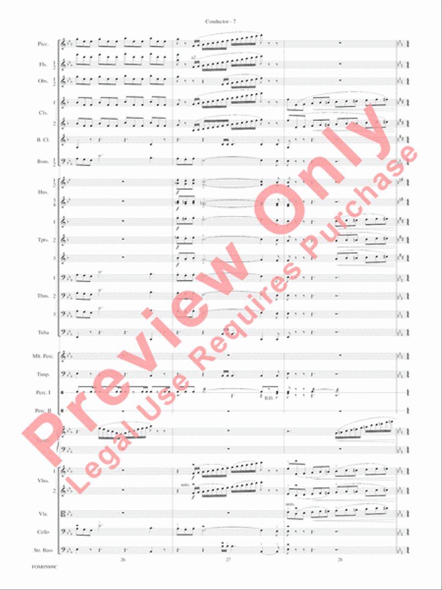 Concert Suite from Star Wars: Episode III Revenge of the Sith Full Orchestra scores gallery preview page 10