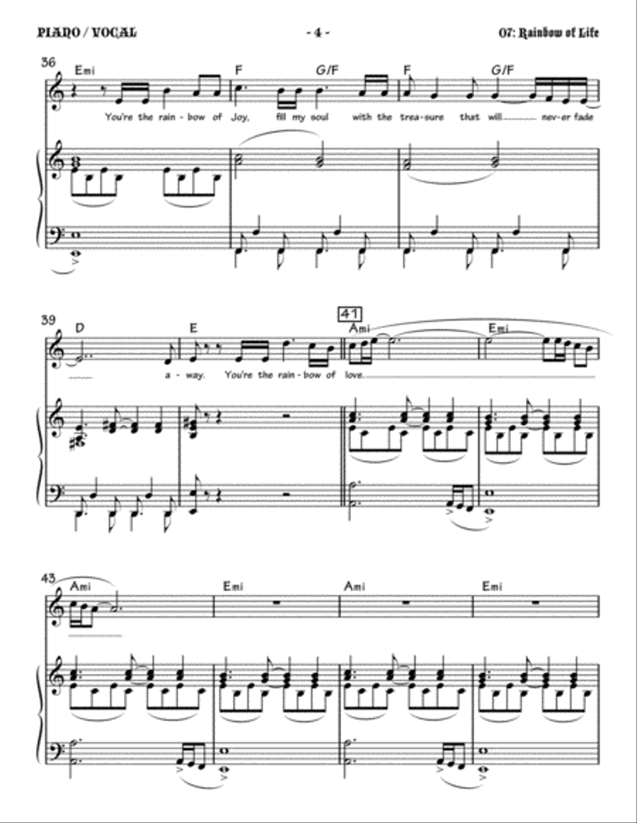 Rainbow of Life Small Ensemble scores gallery preview page 4