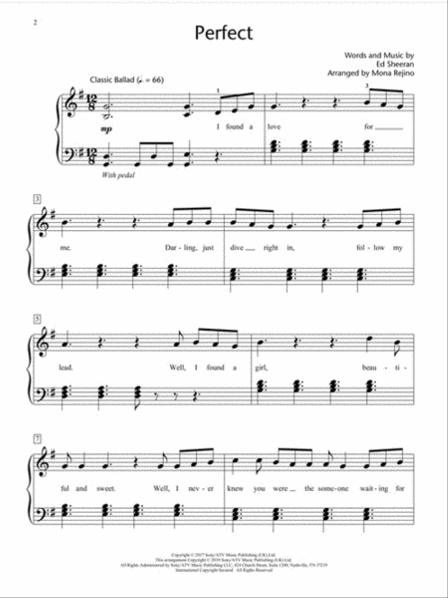 Perfect - Level 4 Piano Method scores gallery preview page 2