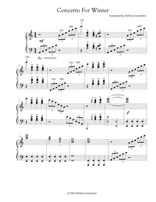 Concerto for Winter (Piano Solo)