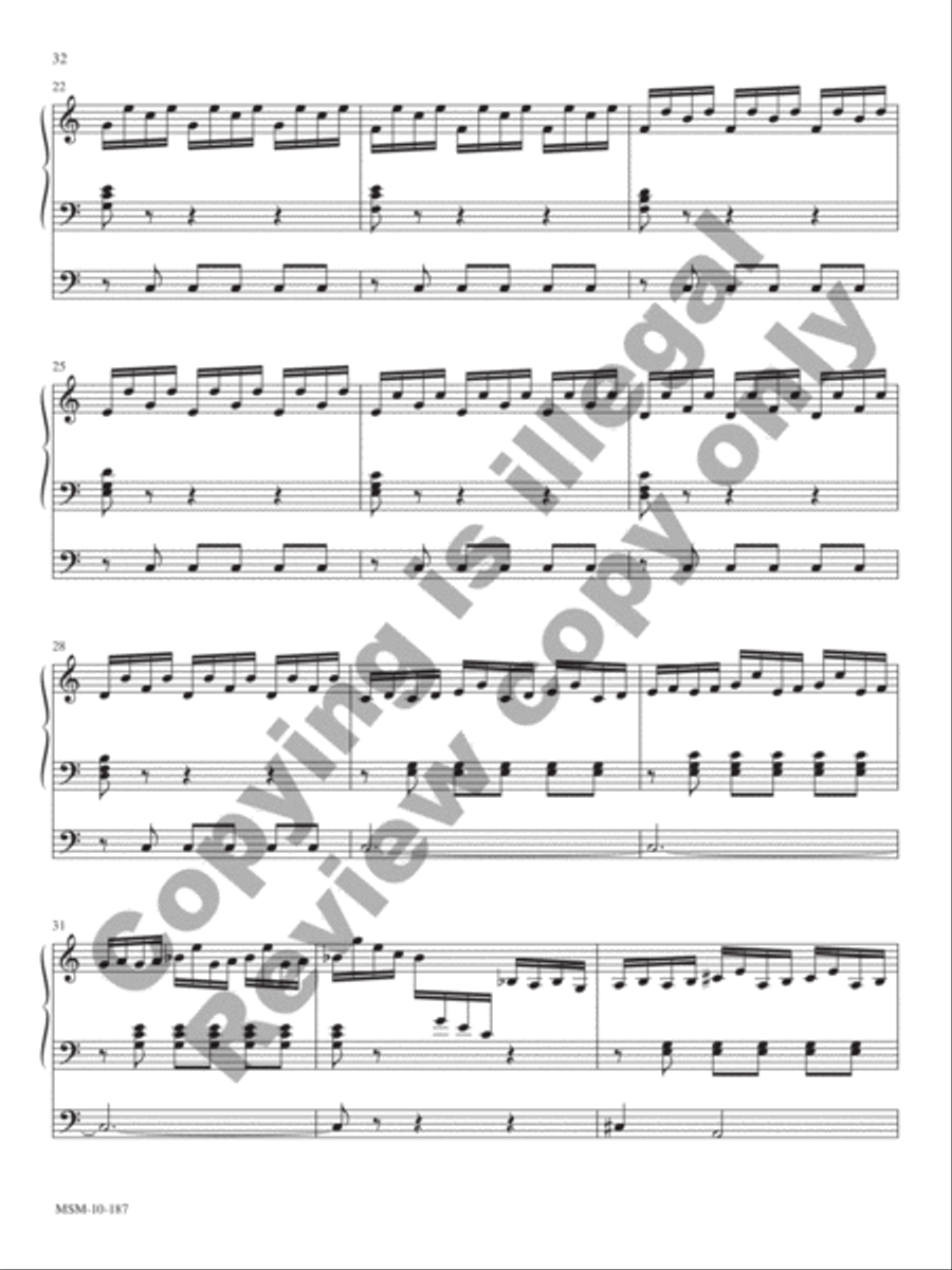 10 Transcriptions & Arrangements for Organ, Volume 2 Organ scores gallery preview page 14
