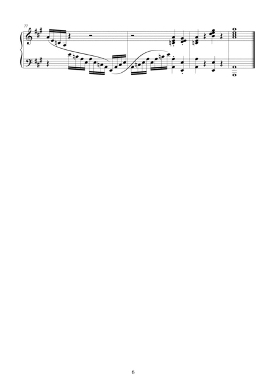 Fun and Romance for piano - CS106 4-Part scores gallery preview page 6