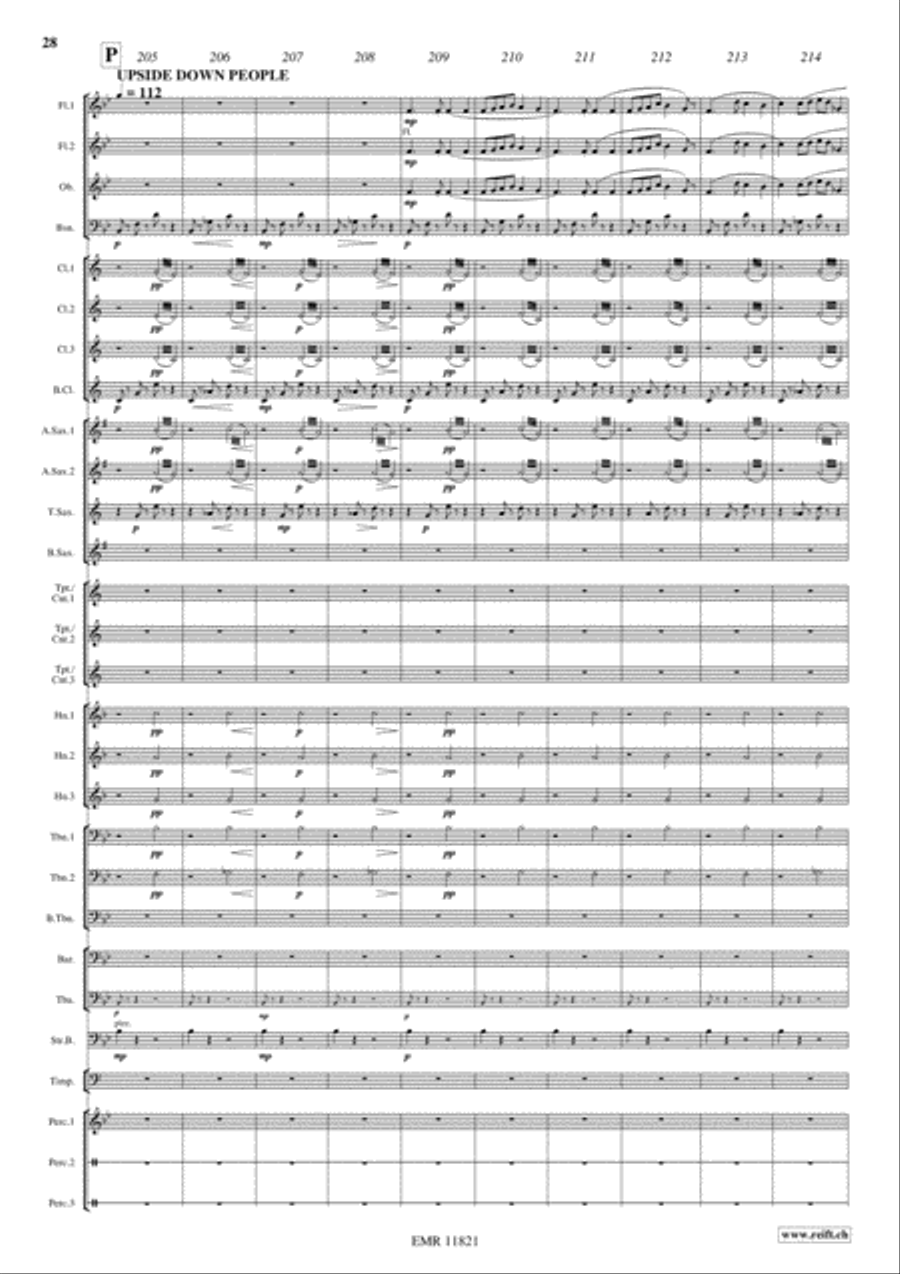 King Solomon's Mines Concert Band scores gallery preview page 29