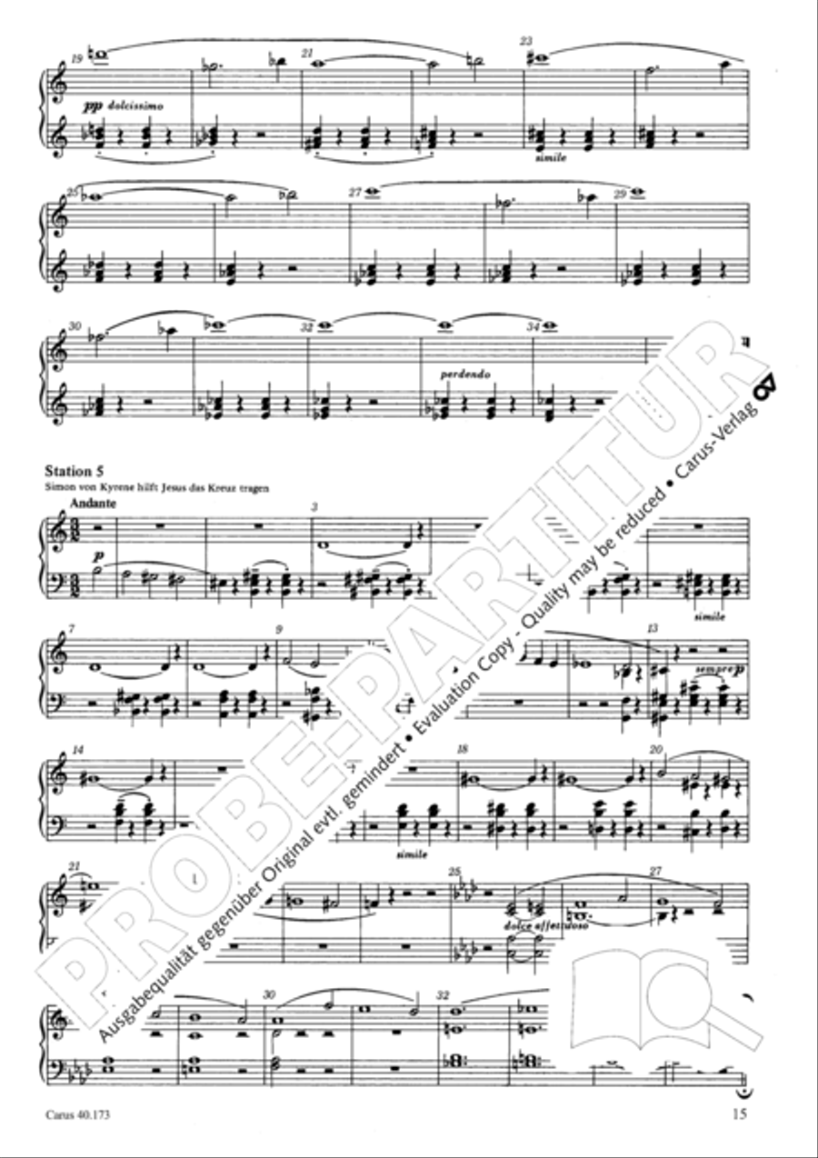 Via crucis 4-Part scores gallery preview page 16